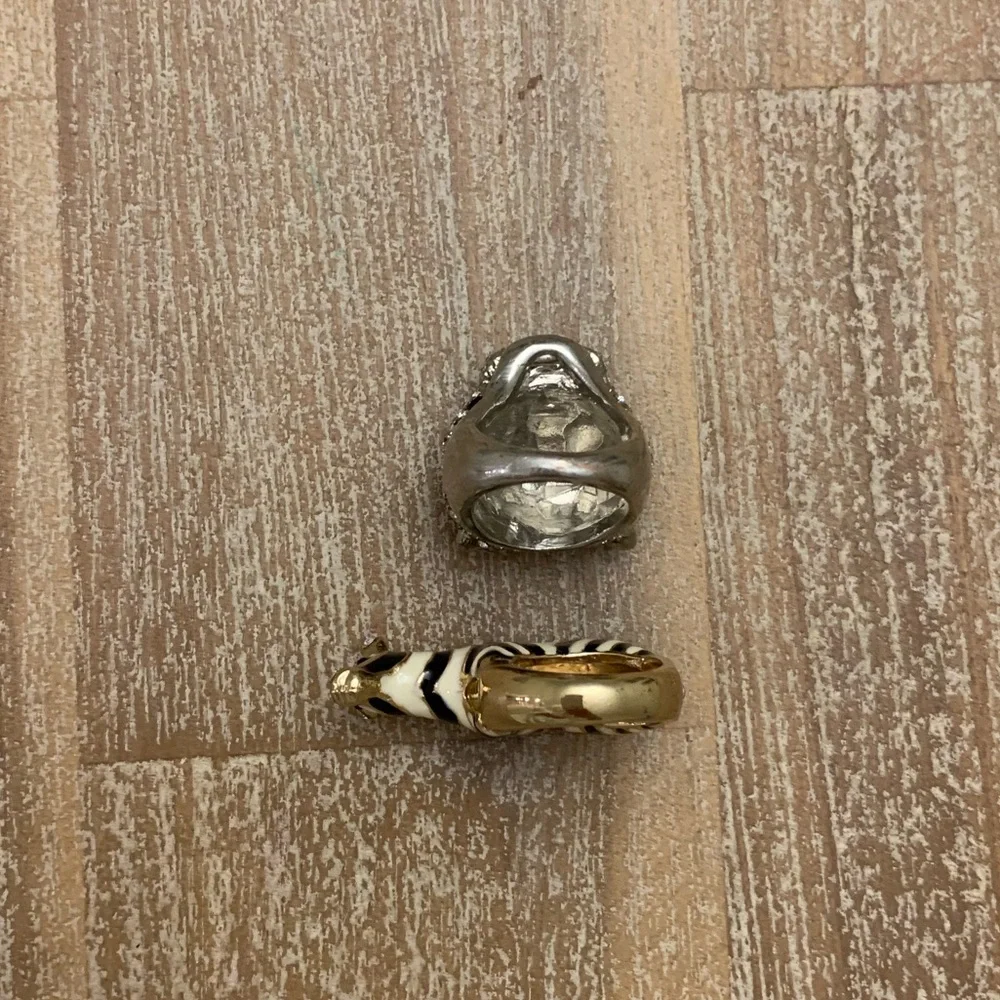 2 Animal Cocktail Rings - Picture 2 of 3